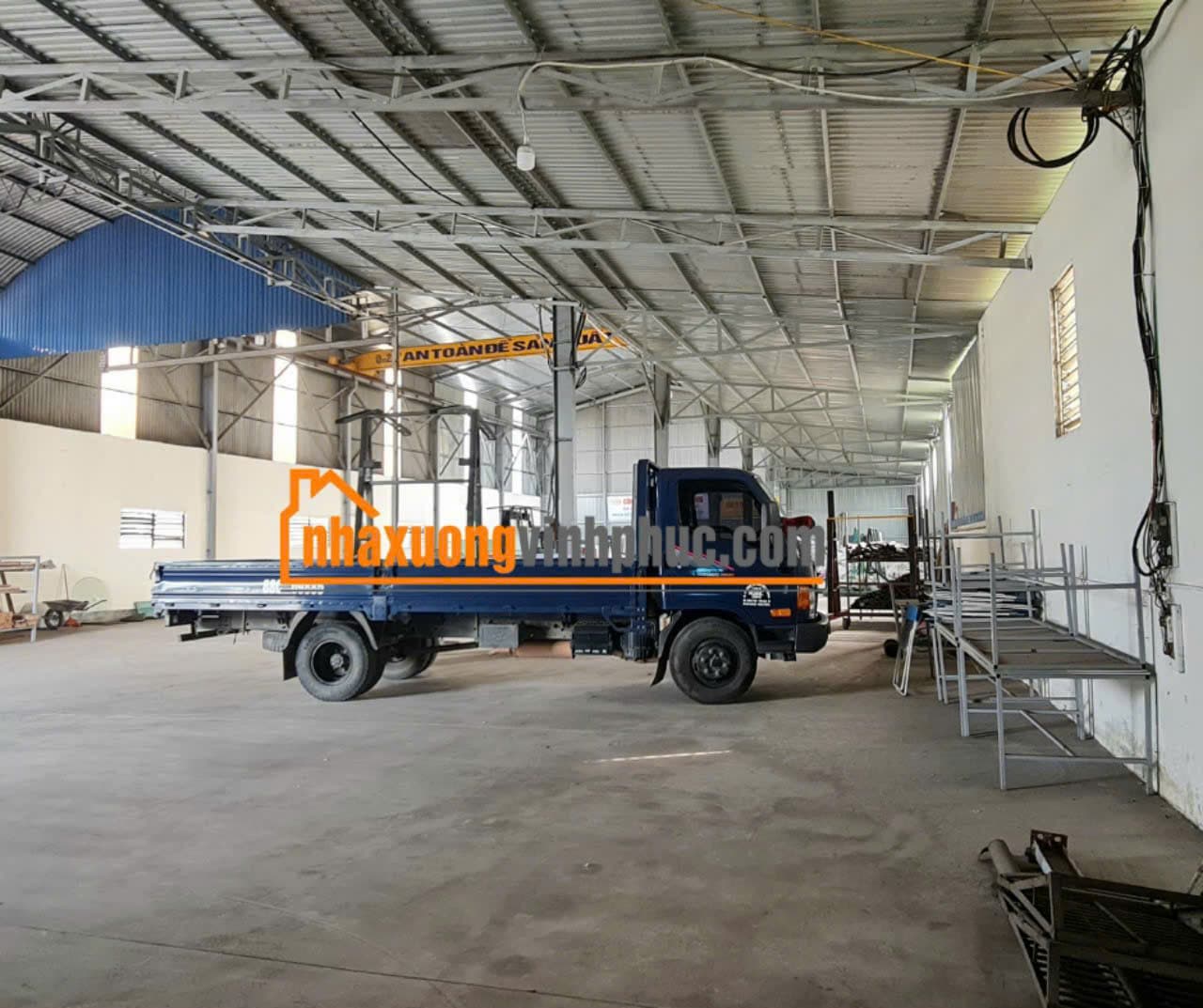 Cho thuê kho, nhà xưởng P. Hội Hợp, Tp. Vĩnh Yên, T. Vĩnh Phúc