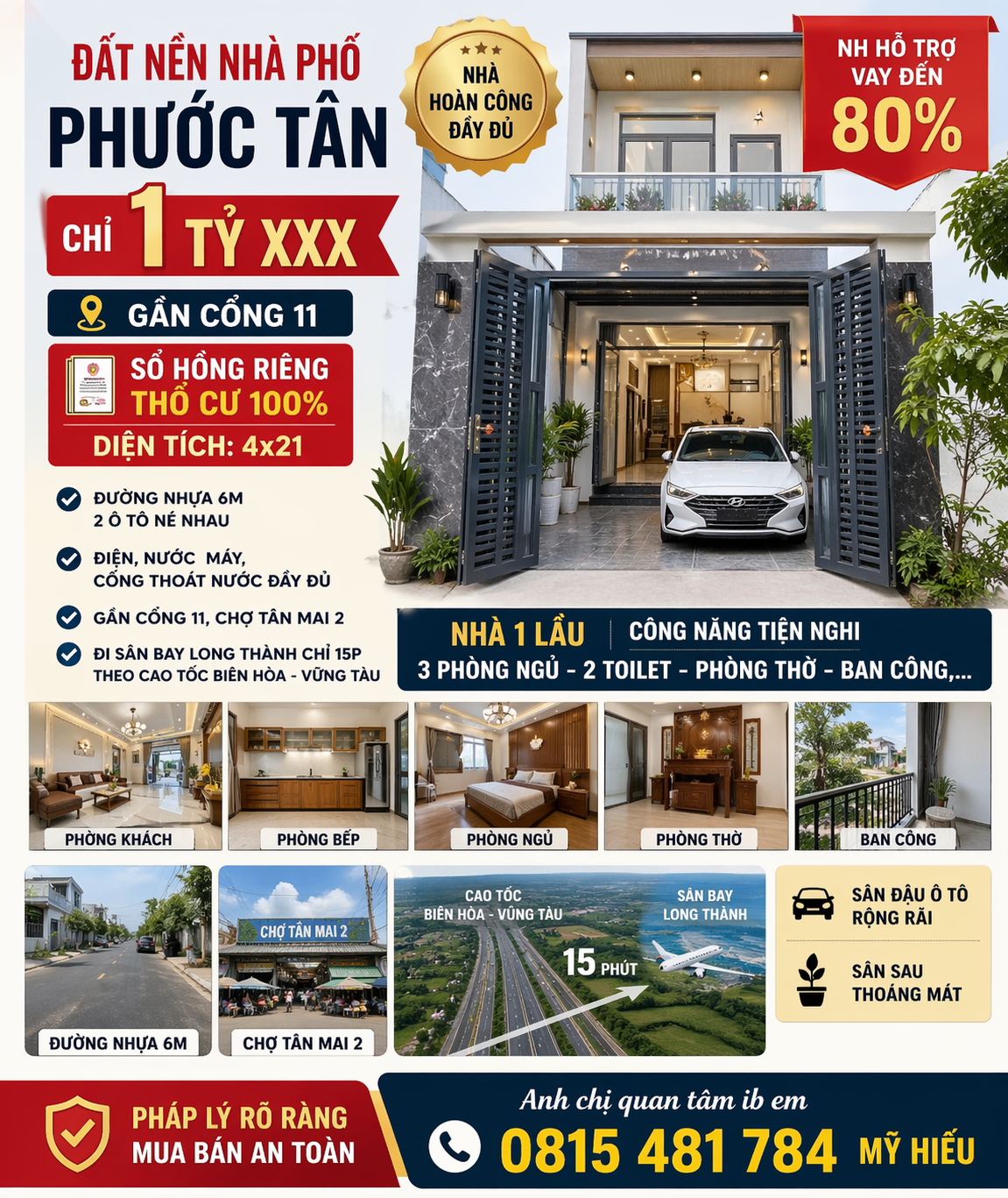 Bán nhà riêng P. Tam Hiệp, Tp. Biên Hòa, T. Đồng Nai - Ảnh 2