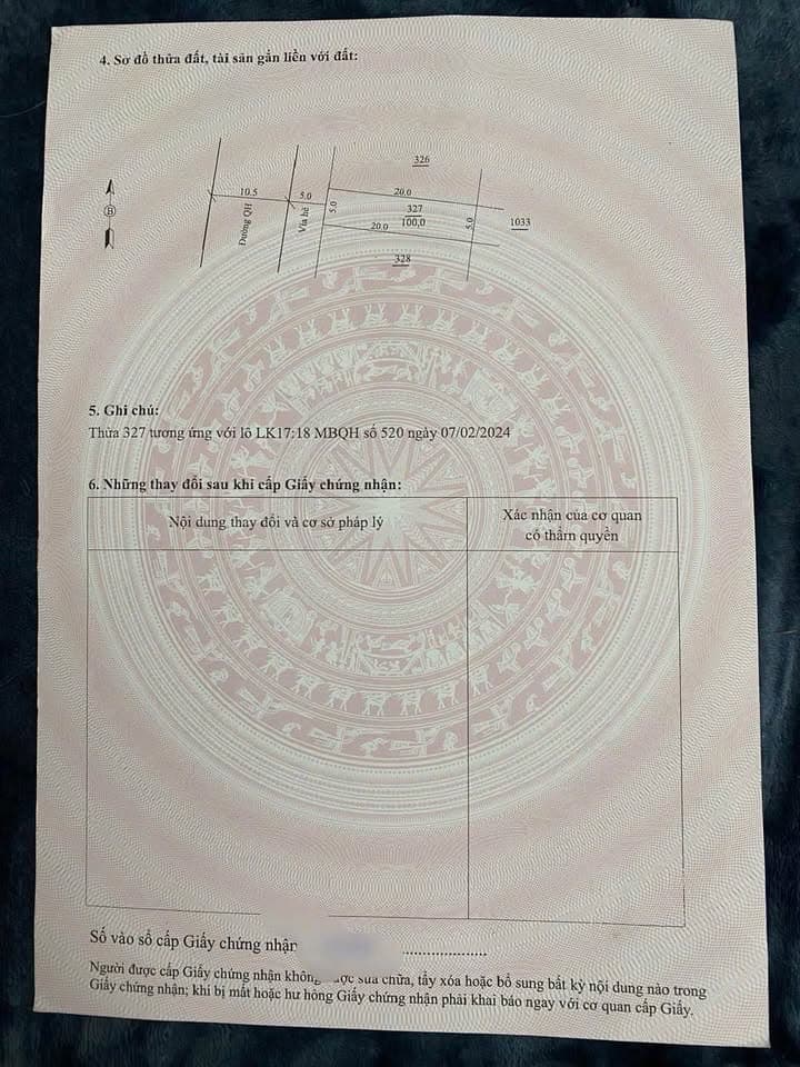 Bán đất P. Đông Sơn, Tp. Thanh Hóa, T. Thanh Hóa - Ảnh 3