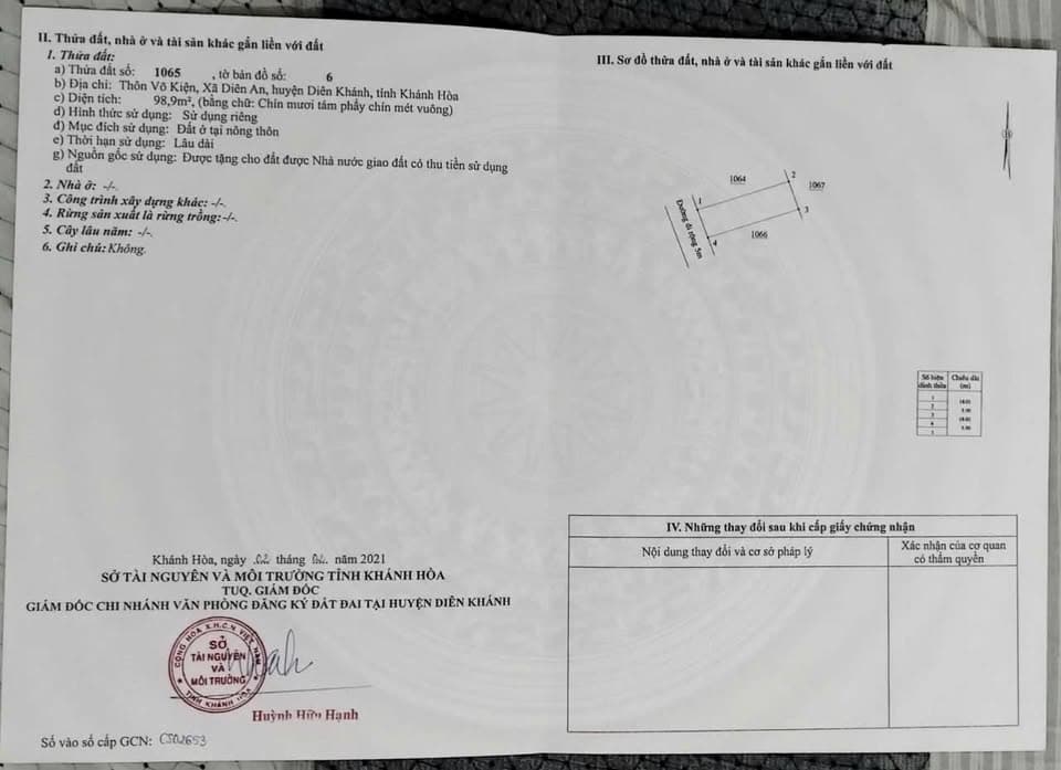 Bán đất Đ. Liên Xã, P. Vĩnh Phước, Tp. Nha Trang, T. Khánh Hòa - Ảnh 2