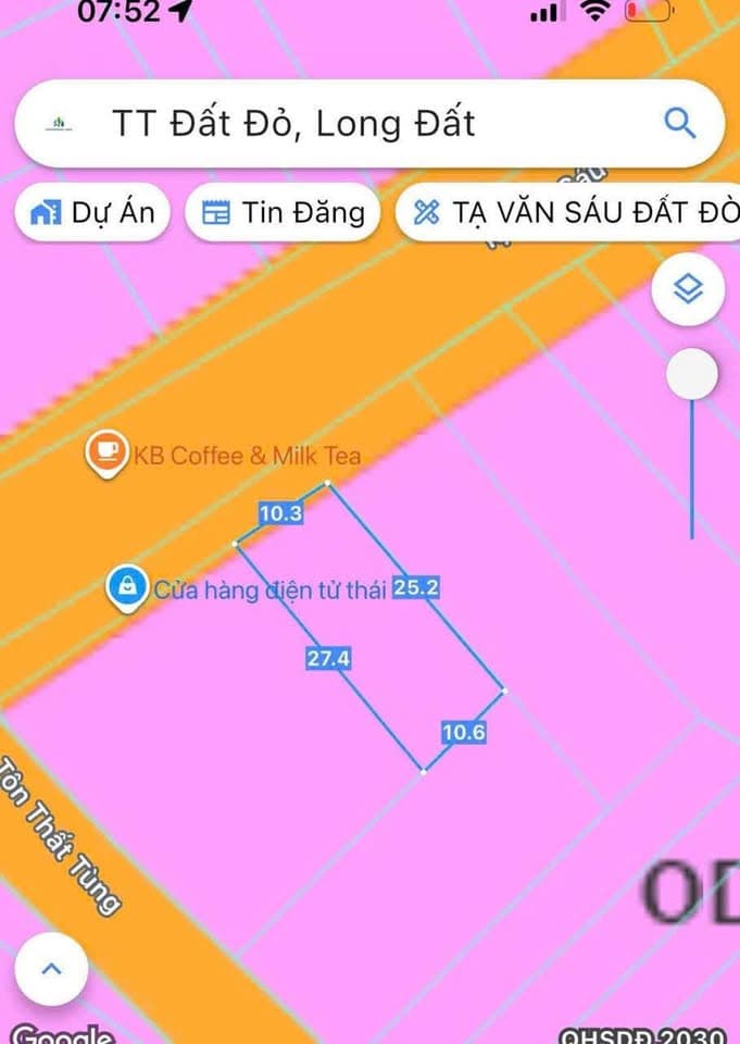 Bán đất Đ. Võ Thị Sáu, Tt. Đất Đỏ, H. Đất Đỏ, T. Bà Rịa - Vũng Tàu - Ảnh 3