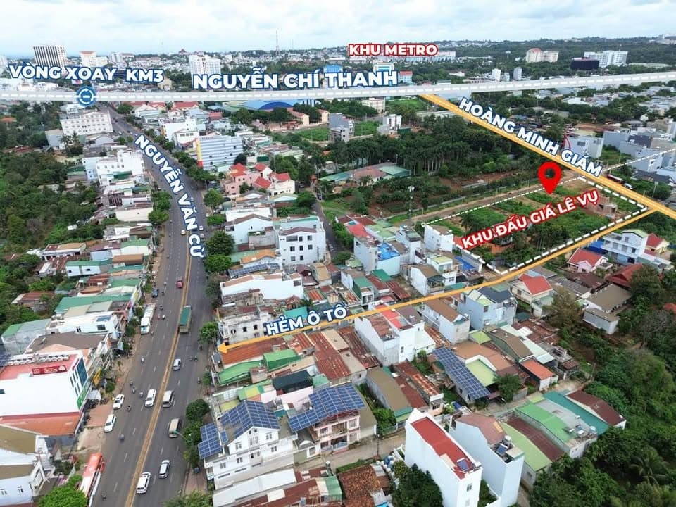 Bán đất Đ. Lê Vụ, Tp. Buôn Ma Thuột, T. Đắk Lắk