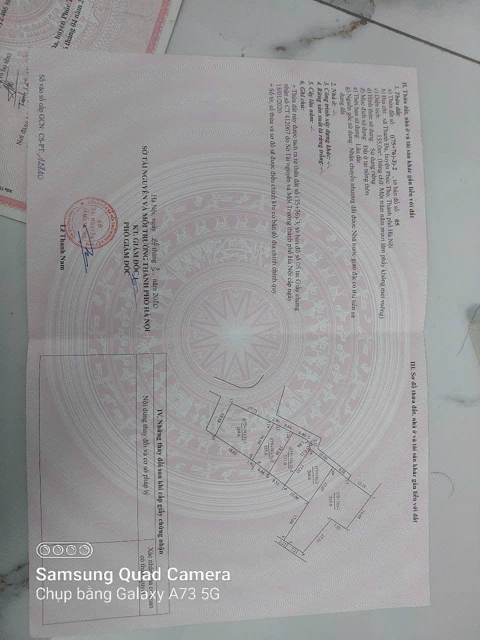 Bán nhà riêng X. Thanh Đa, H. Phúc Thọ, Tp. Hà Nội - Ảnh 3