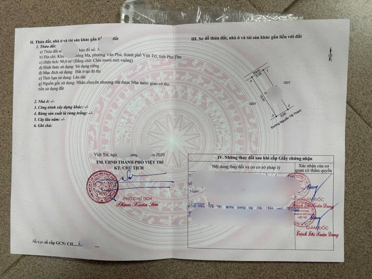 Bán đất Đ. Nguyễn Tất Thành, Tp. Việt Trì, T. Phú Thọ - Ảnh 3
